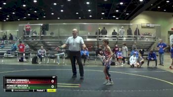 67 lbs Round 4 (6 Team) - Dylan Grinnell, Michigan Grappler RTC vs Forest Brooks, Contenders WA Green