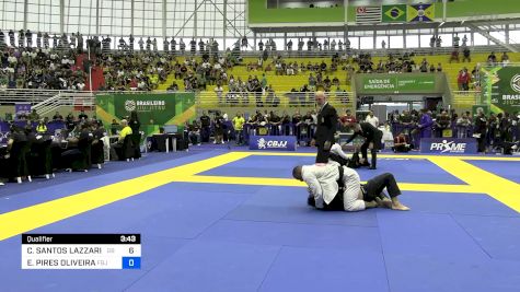 CRISTIANO SANTOS LAZZARINI vs ELVIS PIRES OLIVEIRA 2024 Brasileiro Jiu-Jitsu IBJJF