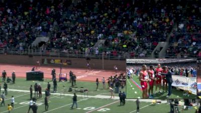 Team USA 4x200 team after their Penn Relays victory