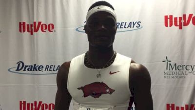 Omar McLeod enjoys birthday win at Drake Relays