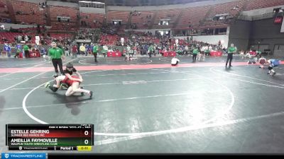 150 lbs 3rd Place Match - Estelle Gehring, Slinger Red Rhinos WC vs Ameillia Faymoville, Waupun Youth Wrestling Club