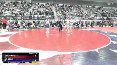 76 lbs Round 1 - Tristan Kelly, CO vs Bo Geibe, MI