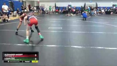 80 lbs Round 2 (8 Team) - Alexander Nassiff, Young Guns vs Logan Pao, Florida Scorpions Gold