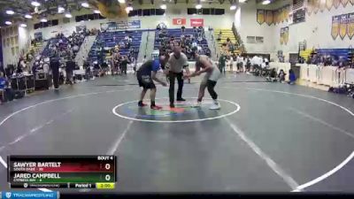 220 lbs Quarterfinals (8 Team) - Jared Campbell, Cypress Bay vs Sawyer Bartelt, South Dade