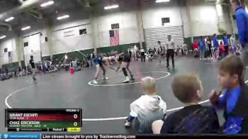 96 lbs Round 3 (6 Team) - Chaz Erickson, Kearney Matcats - Gold vs Grant Eschiti, Team Zapas