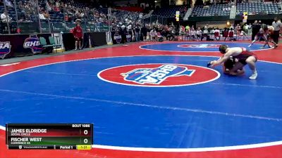 1A-150 lbs Quarterfinal - Fischer West, Commerce Hs vs James Eldridge, Social Circle