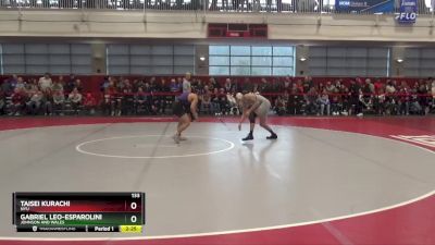 133 lbs Quarterfinal - Gabriel Leo-Esparolini, Johnson And Wales vs Taisei Kurachi, NYU