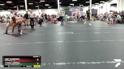 285 lbs Round 3 (6 Team) - Tyson Carroll, Steller Trained Black vs Joey Baronick, Prestige GT