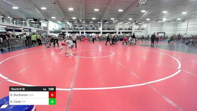 100 lbs Round Of 16 - Brayden Buchanan, Essex Junction VT vs Kaiden Cook, Top Flight Wr Ac