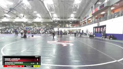 141 lbs Cons. Round 2 - Shiwoko Shiwoko, Waldorf (Iowa) vs Wade Landrum, Oklahoma Wesleyan