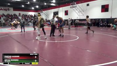 182 lbs Cons. Round 2 - Farzad Hashimi, El Dorado vs Bryan Romero, JW North