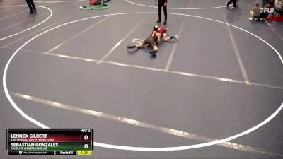 78 lbs Cons. Semi - Sebastian Gonzales, MN Elite Wrestling Club vs Lennox Gilbert, Centennial Youth Wrestling