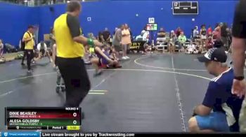 53 lbs Round 4 (6 Team) - Dixie Beasley, Untouchables White vs Alesa Goldsby, Untouchables Purple