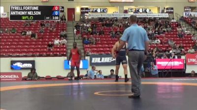 125kg Quarter-finals Tyrell Fortune (Titan Mercury Wrestling Club) vs. Anthony Nelson (Minnesota Storm)