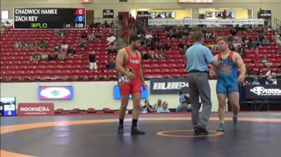 125kg Quarter-finals Chadwick Hanke (Titan Mercury Wrestling Club) vs. Zach Rey (Lehigh Valley Athletic Club)