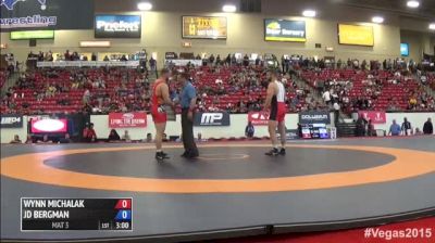 97kg Quarter-finals Wynn Michalak (Titan Mercury Wrestling Club) vs. Jd Bergman (NYAC)