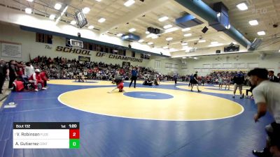 129 lbs Round Of 32 - Vincent Robinson, Flossmoor-Homewood (IL) vs Alex Gutierrez, Central Catholic