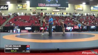 63kg Semi-finals Michael Magaldo (Cowboy Wrestling Club) vs. Thomas Thorn (Minnesota Storm)