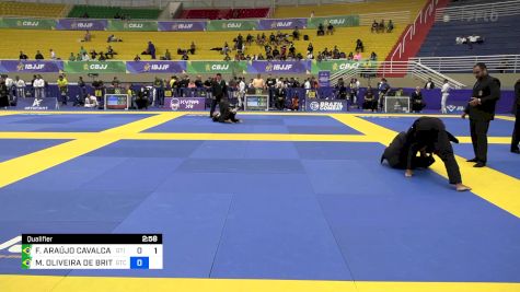 FELIPE ARAÚJO CAVALCANTE vs MICHEL OLIVEIRA DE BRITTO 2024 Brasileiro Jiu-Jitsu IBJJF