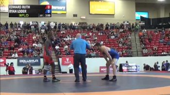 86kg Quarter-finals Edward Ruth (Sunkist Kids Wrestling Club) vs. Ryan Loder (Panther Wrestling Club RTC)