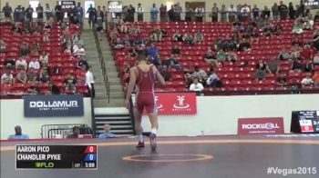 66kg Quarter-finals Aaron Pico (Titian Mercery Wrestling Club) vs. Chandler Pyke (Wolfpack Wrestling Club)