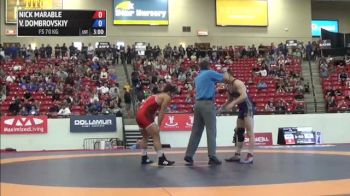 70kg Quarter-finals Nick Marable (Sunkist Kids Wrestling Club Vs Vladyslav Dombro) vs. Kiy (Army)