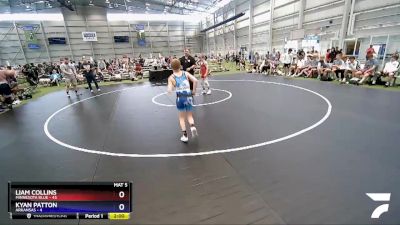 100 lbs Quarters & 1st Wb (16 Team) - Liam Collins, Minnesota Blue vs Kyan Patton, Arkansas