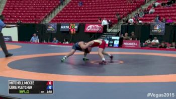 60kg Semi-finals Mitch McKee (Pinnacle) vs. Luke Pletcher (Latrobe)