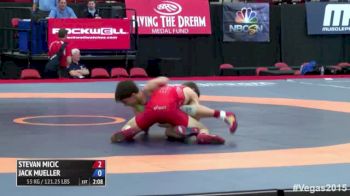 55kg Semi-finals Stevan Micic (Chicago RTC) vs. Jack Mueller (Season WC)