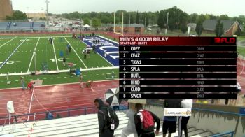 Men's 4x100 F01 (South Plains 39.99 in the pouring rain!)