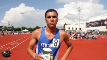 Kentucky's Keffri Neal kicks to victory in the 1500