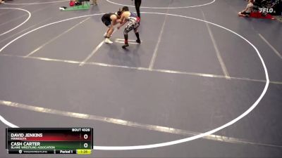 160 lbs Semifinal - David Jenkins, Minnesota vs Cash Carter, Blaine Wrestling Association