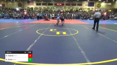 195 lbs Round Of 16 - Sergio Cabral, Sylmar vs Andrew Dunn, Baker Mat Club