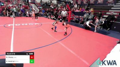 52 lbs Round Of 16 - Ralph Perez, Cowboy Wrestling Club vs Keo Andrist, ReZults Wrestling