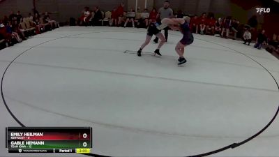 113 lbs Round 2 (8 Team) - Gable Hemann, Team Iowa vs Emily Heilman, Kentucky