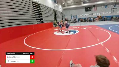 250 lbs Quarterfinal - Daniel Hoopes, Sheridan Wrestling Club vs Eugene Hershley, Glenrock Wrestling Club