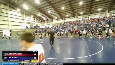 86 lbs Quarterfinal - Teller Stevenson, MT vs Declan Jones, WA