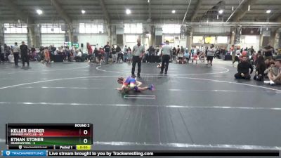 60-68 lbs Round 2 - Ethan Stoner, Headhunters vs Keller Sherer, Manheim Matclub