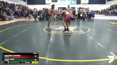 215 lbs Champ. Round 1 - Ryan Alba, Damien vs Santino Zamora, Colton