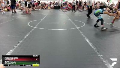 92 lbs Round 2 (4 Team) - Parker Porta, FL Scorpions vs Ryan Halal, Mat Warriors