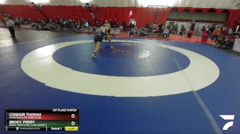 220 lbs 1st Place Match - Brody Perry, Edina Wrestling Club (Assoc.) vs Connor Thomas, X-Factor Elite Wrestling