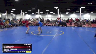 130 lbs 4th Wrestleback (16 Team) - Levi Dicksion, Oklahoma Blue vs Cainan Williams, Tennessee