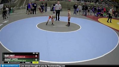 62 lbs Cons. Round 1 - Rudy Best, Nestucca Valley Wrestling Club vs Huxley Smith, Roseburg Mat Club/Umpqua Valle