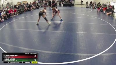 110 lbs Finals (8 Team) - Case Simmons, Kentucky vs Luke Seiler, Kansas Rattlers