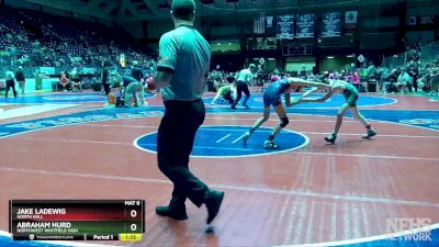 4A-106 lbs Champ. Round 1 - Abraham Hurd, Northwest Whitfield High vs Jake Ladewig, North Hall