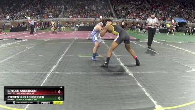 D1-175 lbs Cons. Round 2 - Steven Shellenberger, Detroit Catholic Central HS vs Brycen Anderson, Walled Lake Northern HS