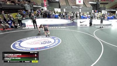 70 lbs Semifinal - Matthew Campos, Red Wave Wrestling vs Princeton Nunn, California