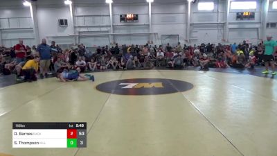 110 lbs Pools - Drew Barnes, Backyard Brawlers vs Sylas Thompson, Killer Elite