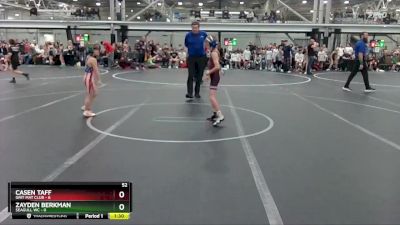 52 lbs Round 1 (4 Team) - Casen Taff, Grit Mat Club vs Zayden Berkman, Seagull WC