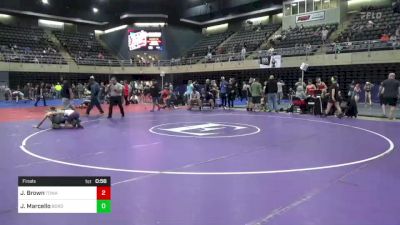 120 lbs Final - Jazick Brown, Towanda, PA vs Justin Marcello, Bordentown, NJ